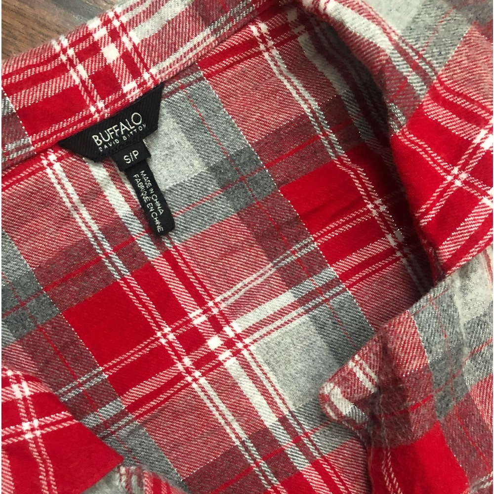 Multi color plaid long sleeve
